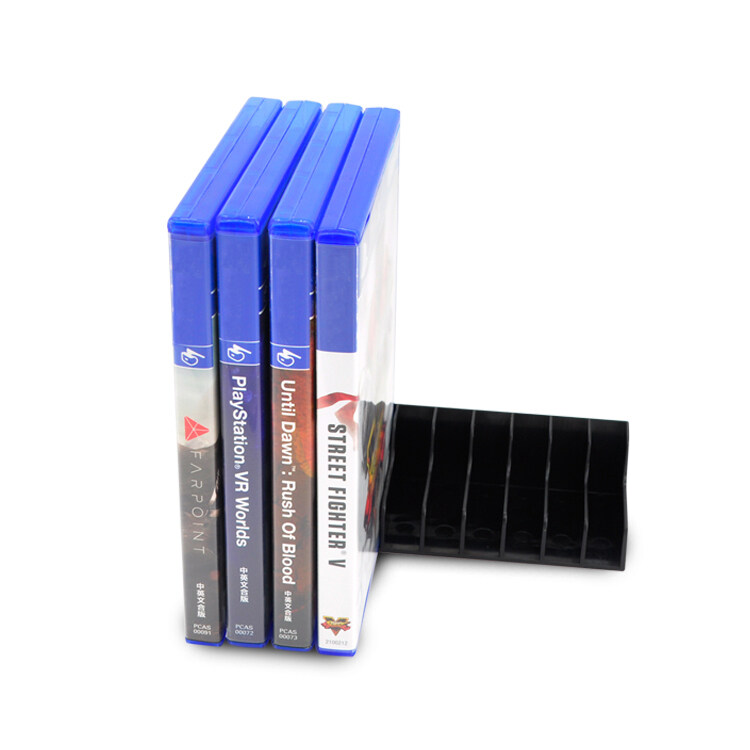 DOBE PS4 Slim PS4 Pro PS4 Fat Game Card Disc Blueray Box Storage Stand x 2pcs in One box TP4-1813