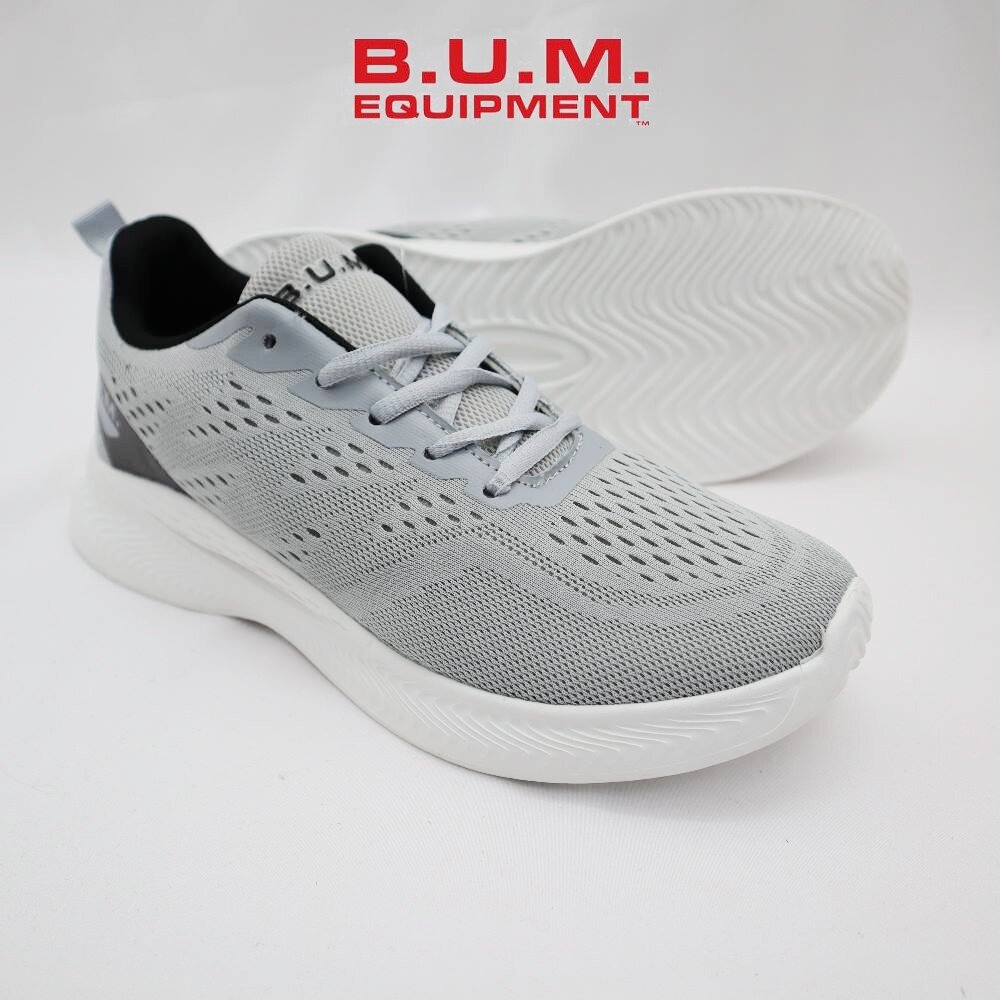 BUM Men Sneaker BM89140 Light Grey x Black