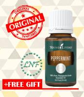 Young Living Peppermint Essential Oil (15ml) + Free 2ml Oil Bottle