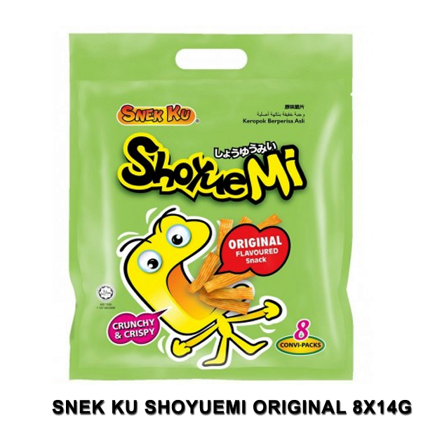Snek Ku Shoyuemi - Original Flavour Snack 112g(8x14g)