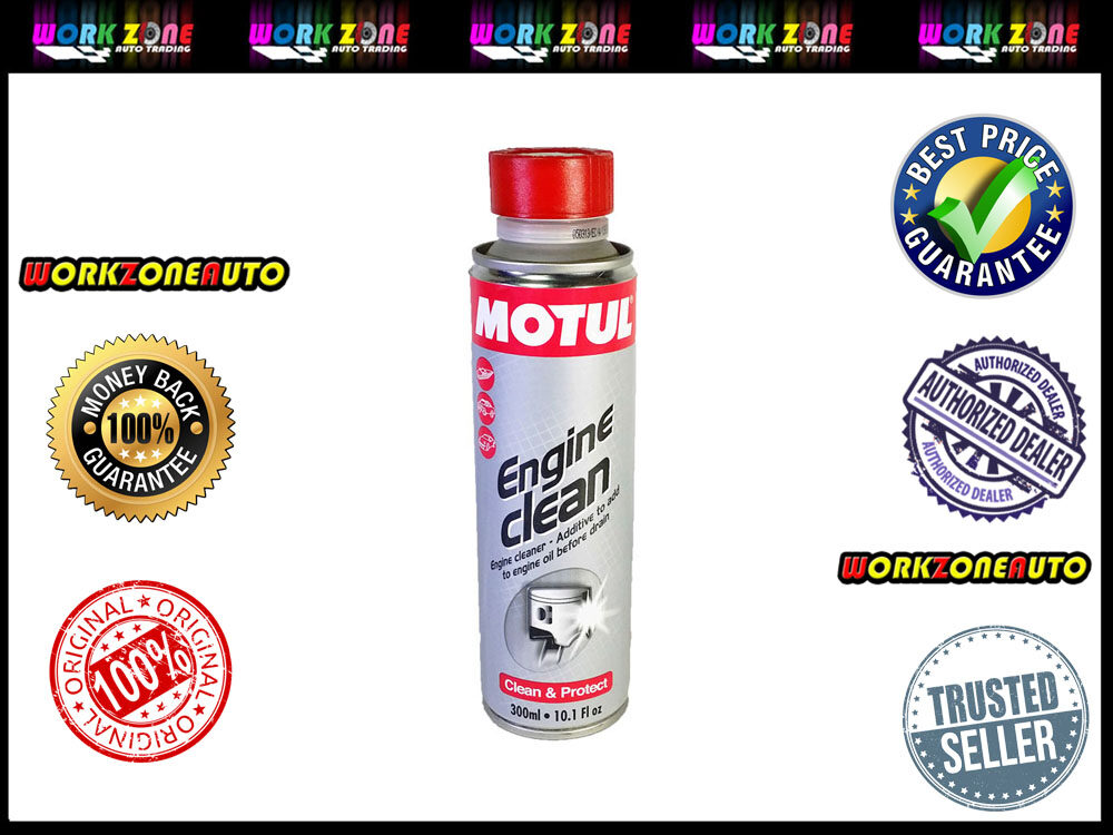 (Old Stock Clearance) Motul Engine Clean Flush Additive 300mL Minyak