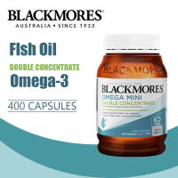 blackmore omega 3 fish oil mini 400 capsules Double Concentrate/Odourless Minyak Ikan Health supplements