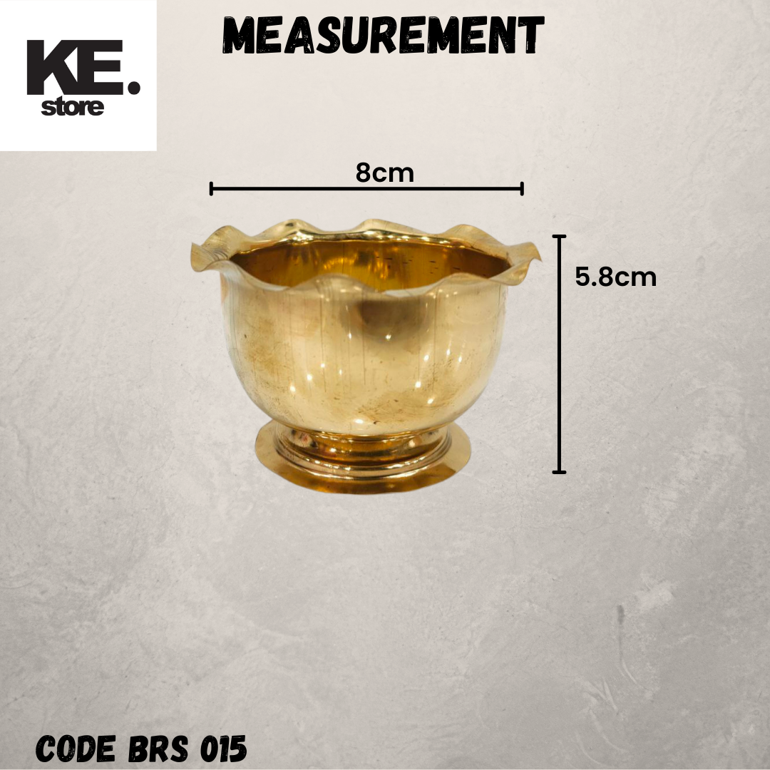 Brass Kumkum Holder Suitable For Pooja /Festival Decoration/Home Decoration/Gift
