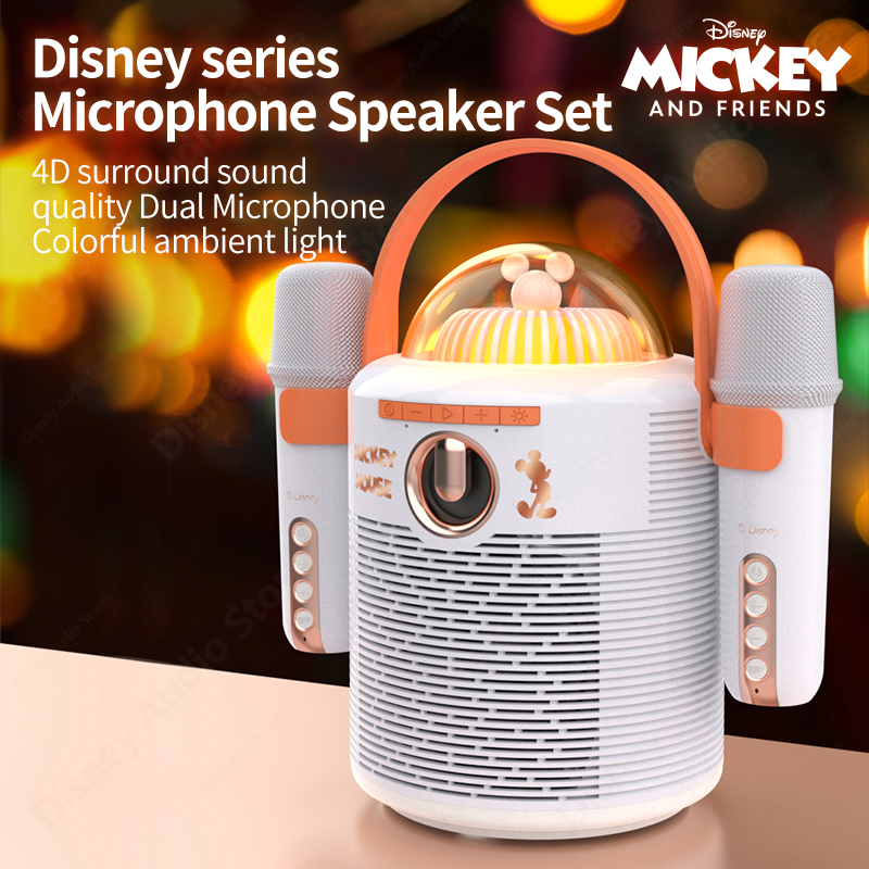 Disney K68 micrô bluetooth cắm trong bộ loa stereo bền lâu nhỏ và Loa di động