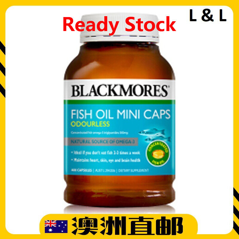[Ready Stock EXP: 01/2023yr] Blackmores Odourless Fish Oil ( 400 Mini Capsules ) ( Made In Australia )