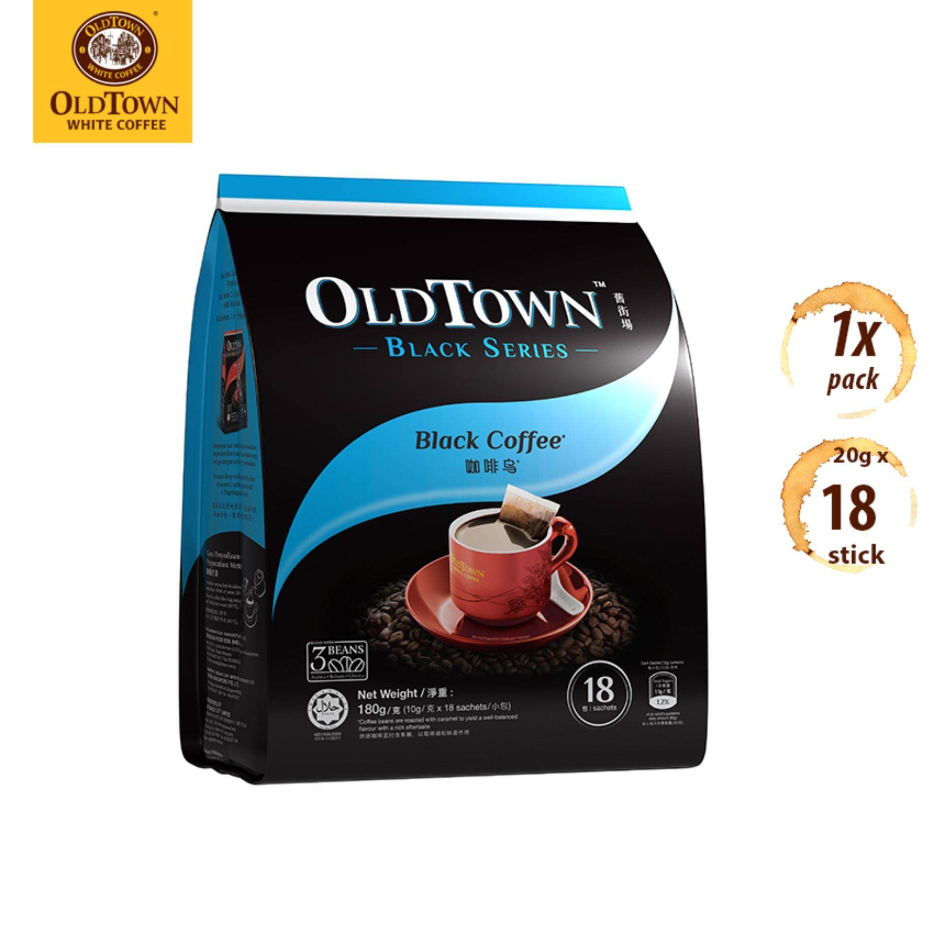 OLDTOWN Black Series Black Coffee KOPI-O Kosong (18'S)