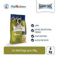 HAPPY DOG SUPREME MINI 4Kg (Baby Junior/ Adult/ Toscana/ Ireland/ Neuseeland/ Africa/ Canada/ Piemonte) DRY DOG FOOD