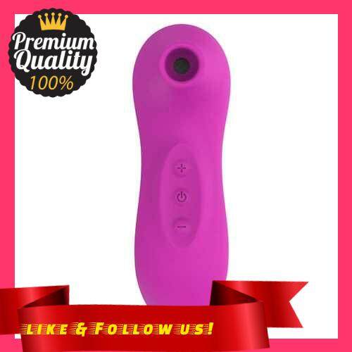 People\'s Choice Female Clitoral Sucking Vibrator Clit Nipple Sucker 10 Speeds Sucking Stimulator Silicone Licking Adult Sex Toys for Women (Rose Red)