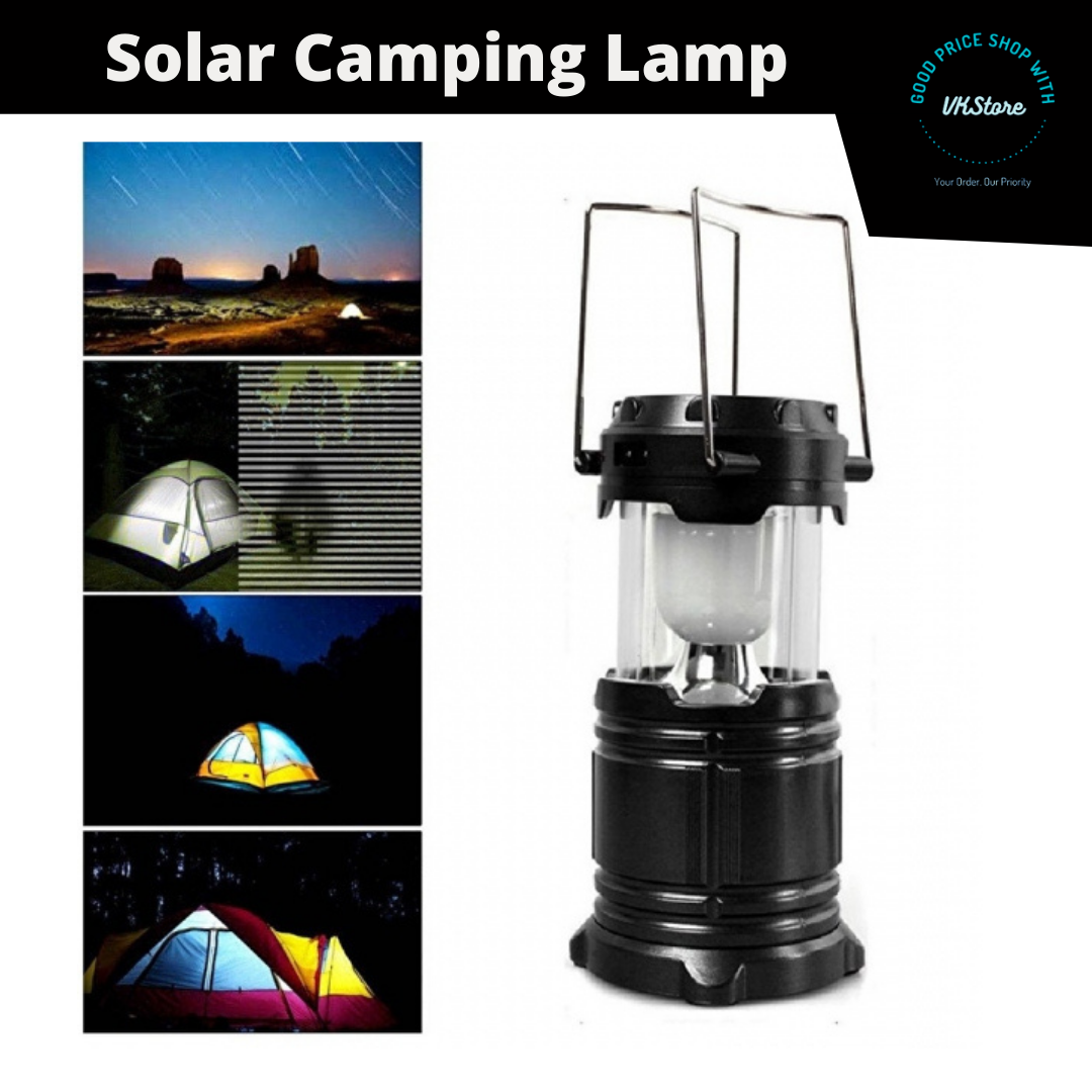 Solar Rechargeable Camping light fishing light outdoor light emergency light