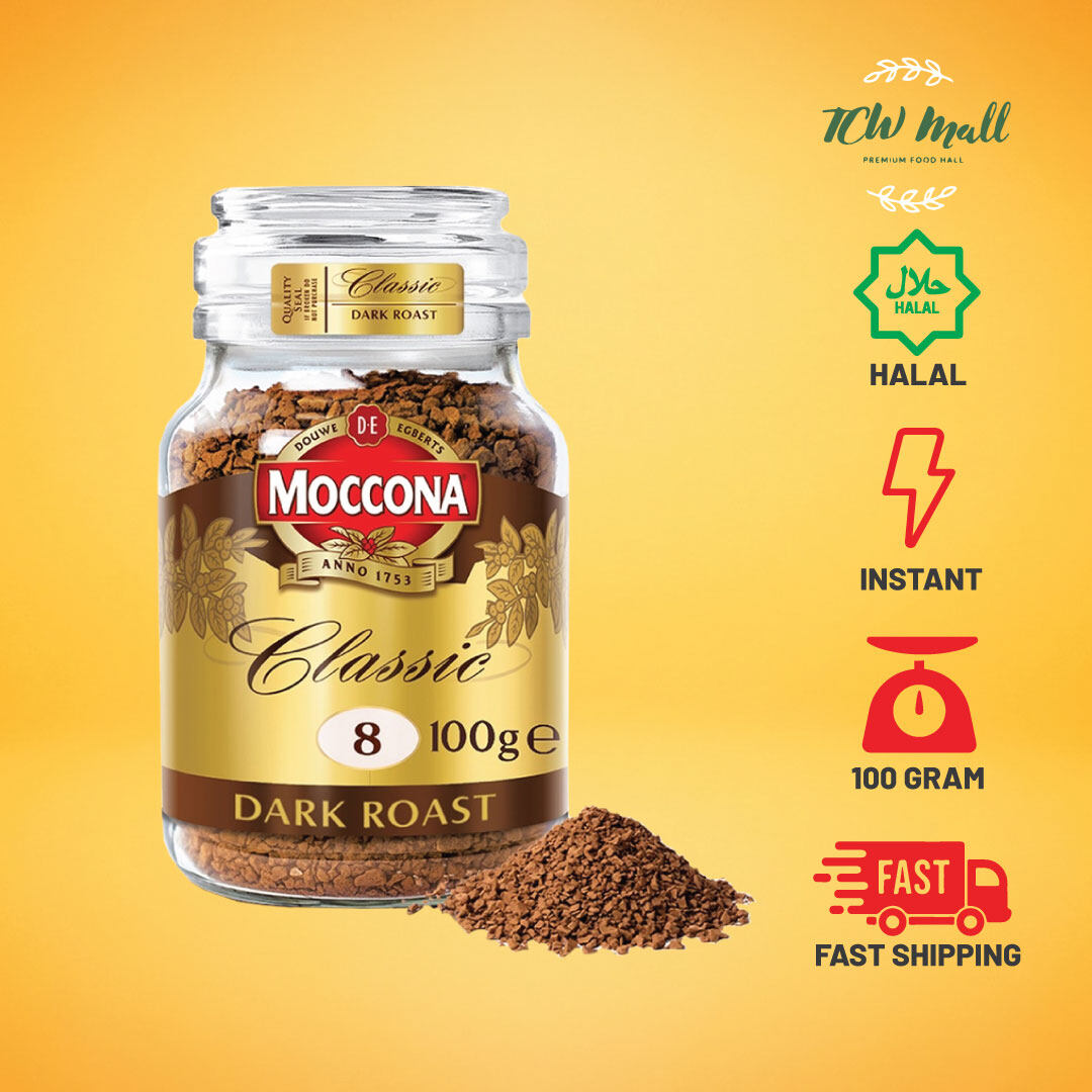 Moccona Classic Dark Roast Freeze Dried 8 Instant Coffee 100g x 1