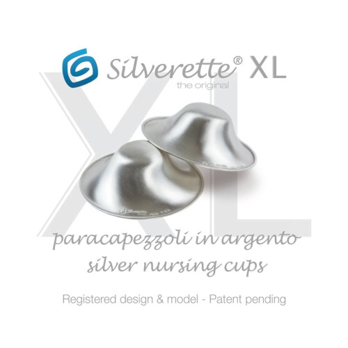 Silverette Silver Nursing Cups XL
