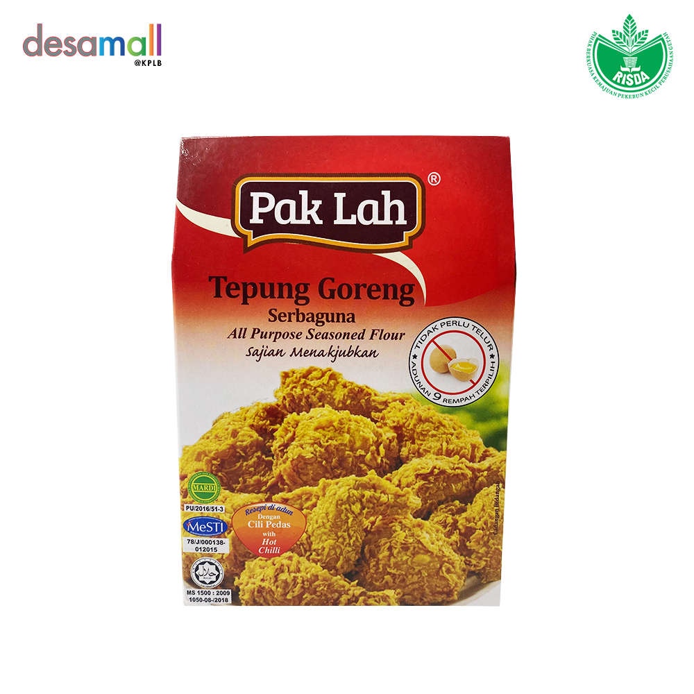 PAK LAH Tepung Goreng Serbaguna Cili Pedas (150g)