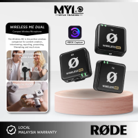 RODE Wireless ME & Wireless GO II Dual Compact Digital Wireless Microphone 2.4GHz - Pro Audio for Camera & Mobile