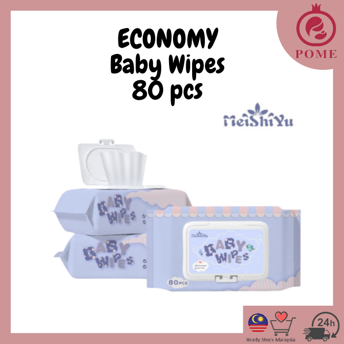 Pome Economy Baby Wipes Wet Tissue Tisu Basah Wet Wipes Alchohol Free Meishiyou