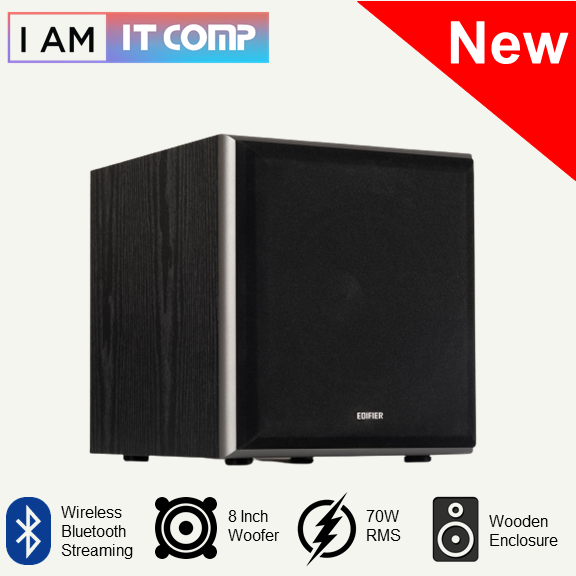 Edifier T5 8 Inch Powered Subwoofer / Adjustable Bass / RCA Line in