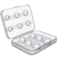 VUAERANG for AirPods Pro Replacement Earbuds Silicone Earbuds for AirPods Pro with Noise Cancelling Hole Size S/M/L