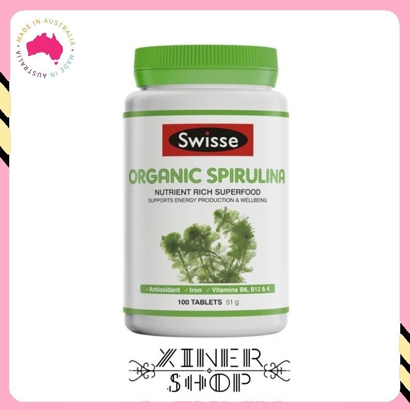[Import From Australia] Swisse Organic Spirulina (100 Tablets)
