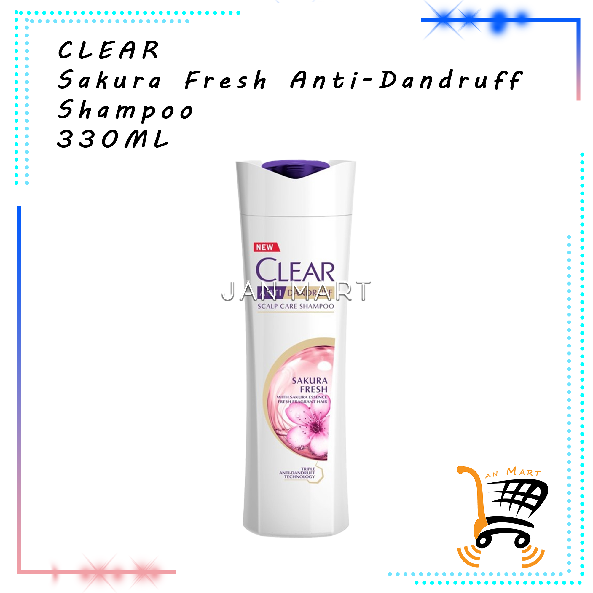 CLEAR Anti-Dandruff Shampoo 330ML