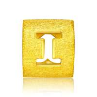 CHOW TAI FOOK 周大福 Pure Gold Alphabet I Charm F189552