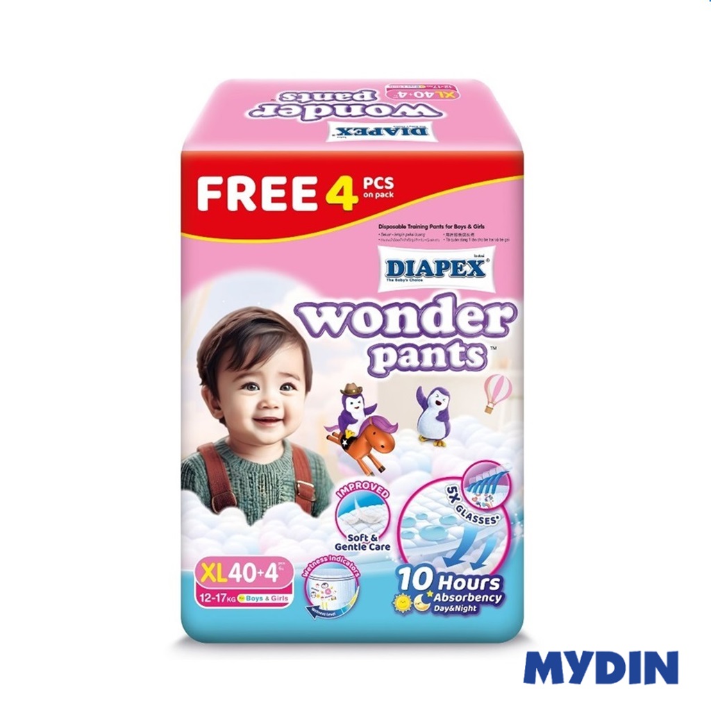 DIAPEX Wonder Pants XL (40 + 4 Pcs)
