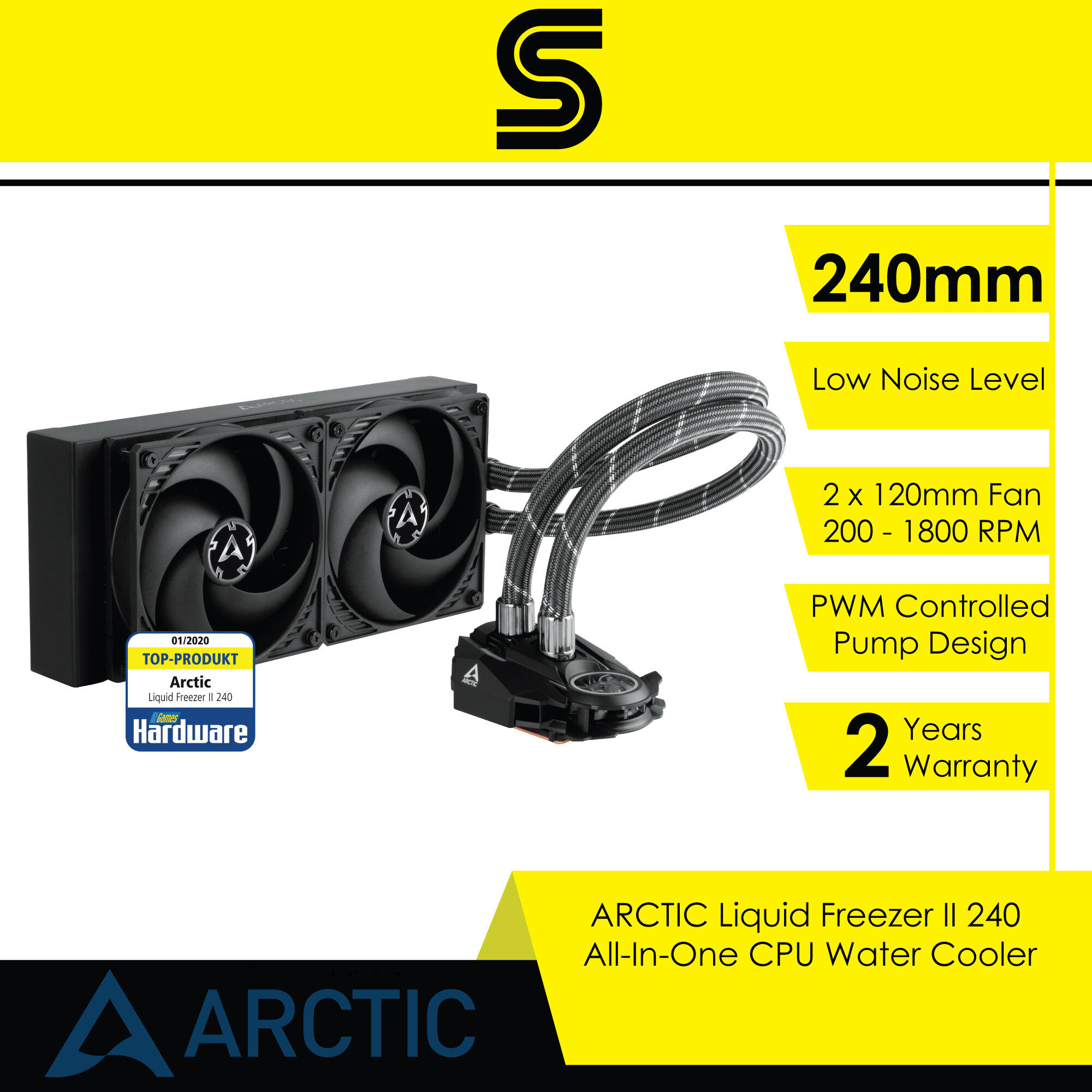 ARCTIC Liquid Freezer II 240 All-In-One CPU Water Cooler