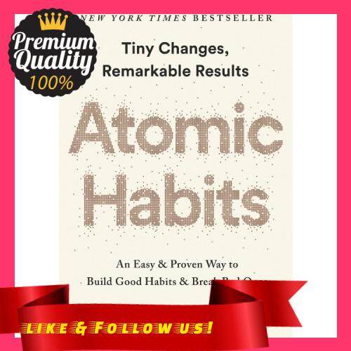 People\'s Choice [ LOCAL READY STOCK ] ATOMIC HABITS INSPIRING LIFESTYLE EMPOWERING PSYCHOLOGY BOOK READ BESTSELLER (ISBN: 9780593189641)
