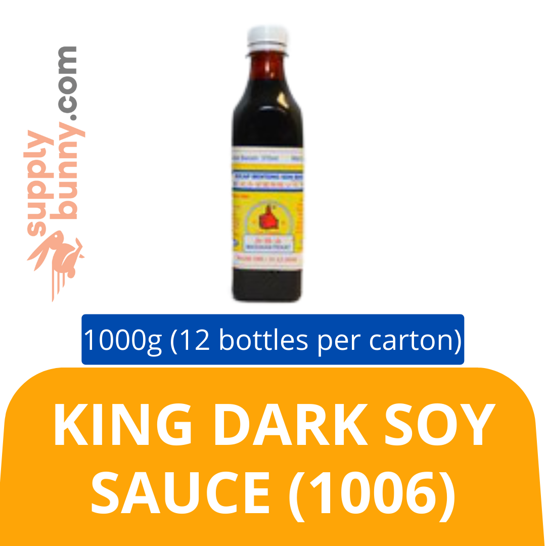 King Dark Soy Sauce (1006) (1000g X 12 bottles) (sold per carton) 小宝宝老抽 PJ Grocer King Dark Soy Sos
