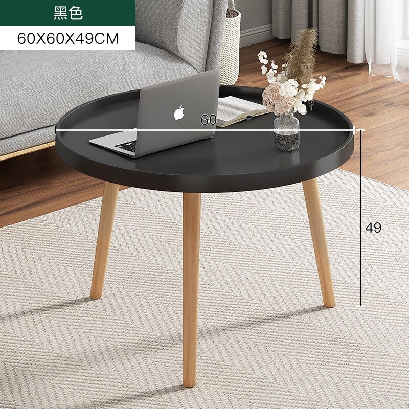 ROAM Round Tray Designed Coffee Table Side Table Nordic Modern Style Multiple Size Meja Kopi End Table White Yellow Bedside Table Color