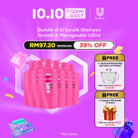 [Bundle of 6] Sunsilk Shampoo Smooth & Manageable 625ml