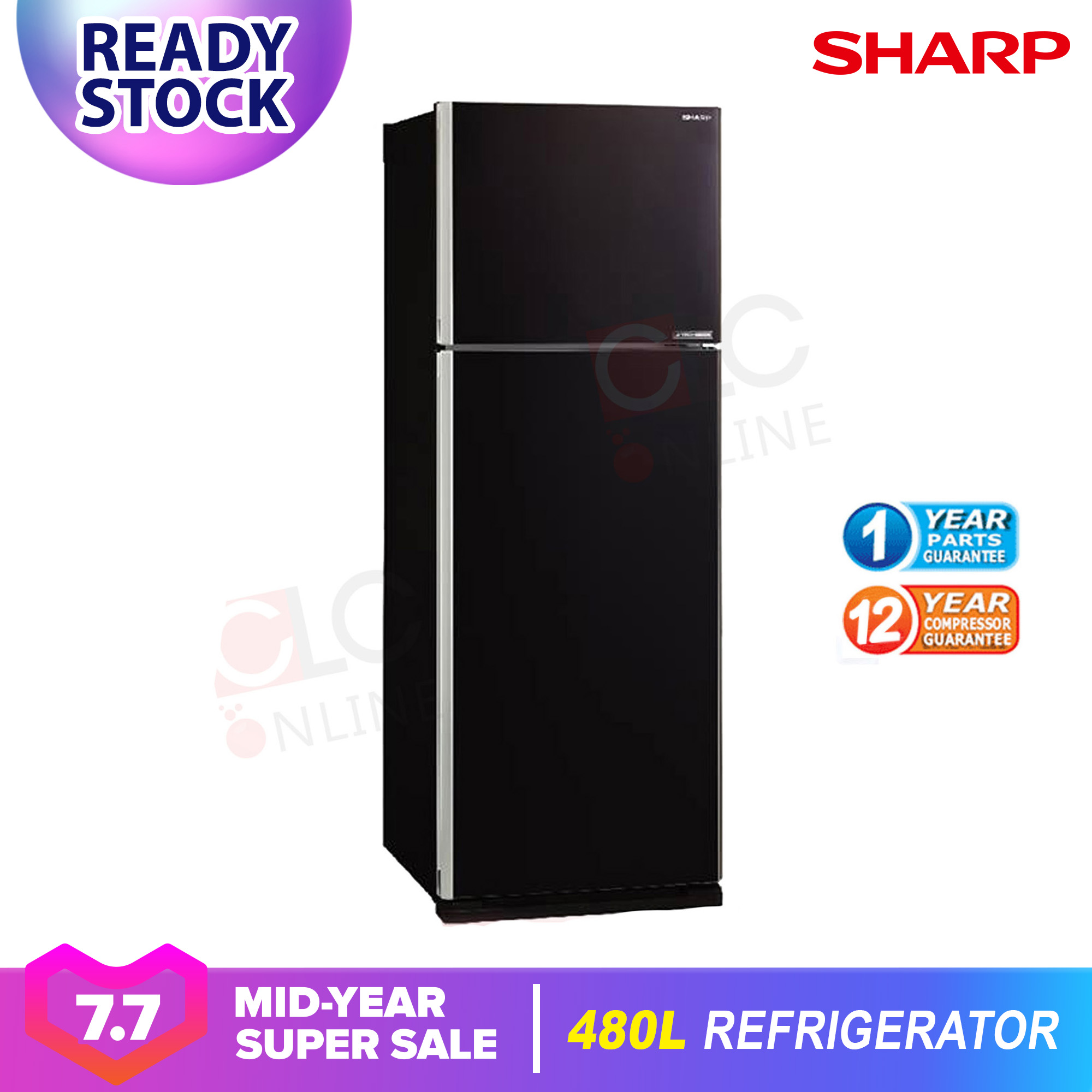 Harga Peti Sejuk Sharp Refrigerator 480L J-Tech Inverter SJE538MK (Pelican Series) Terkini Harga Peti Sejuk Sharp Refrigerator 480L J-Tech Inverter SJE538MK (Pelican Series) Terkini