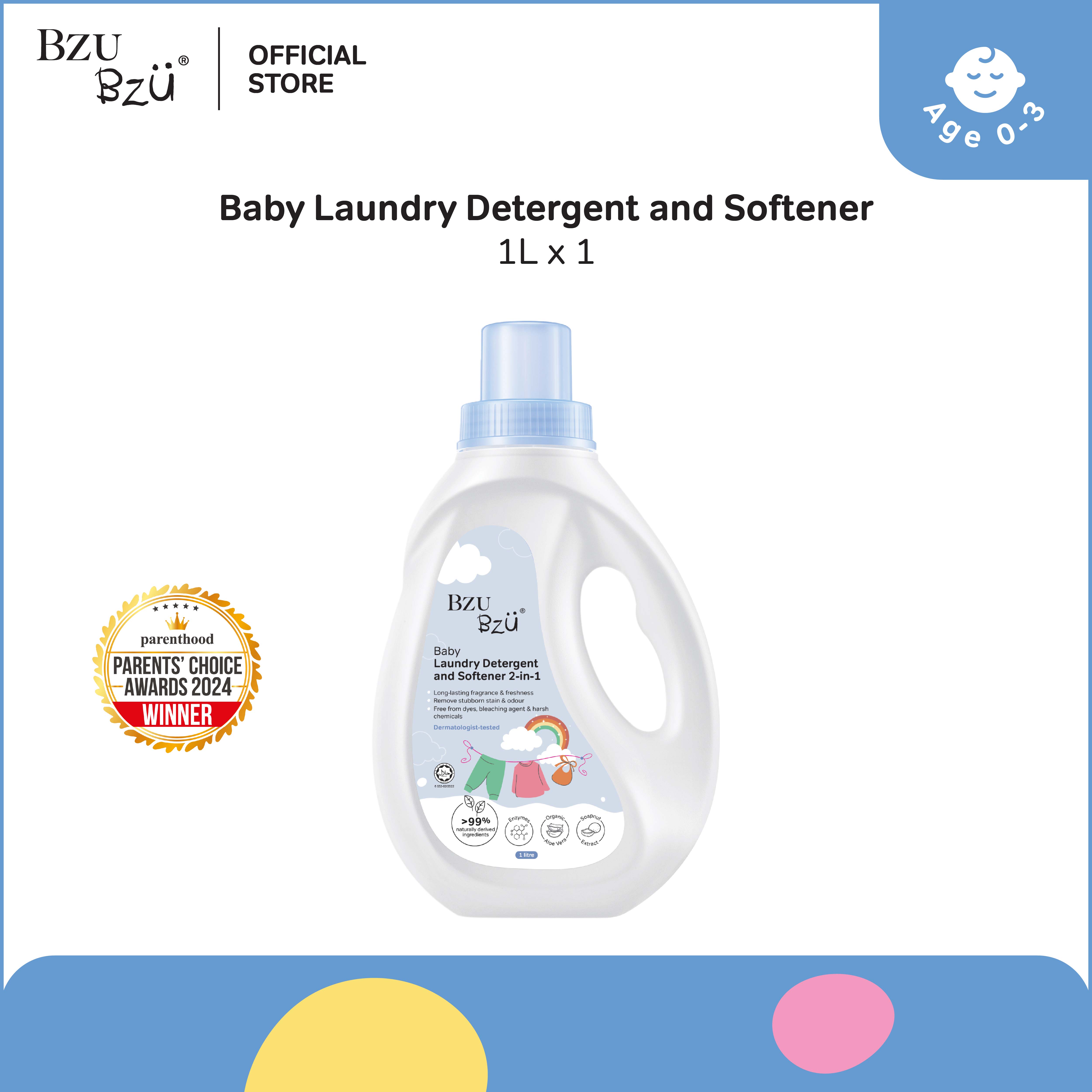 BZU BZU Baby Laundry Detergent and Softener (1L)