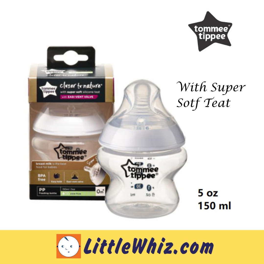 Tommee Tippee Closer To Nature - PP Feeding Bottle 150ml/5oz With Super Soft Teat