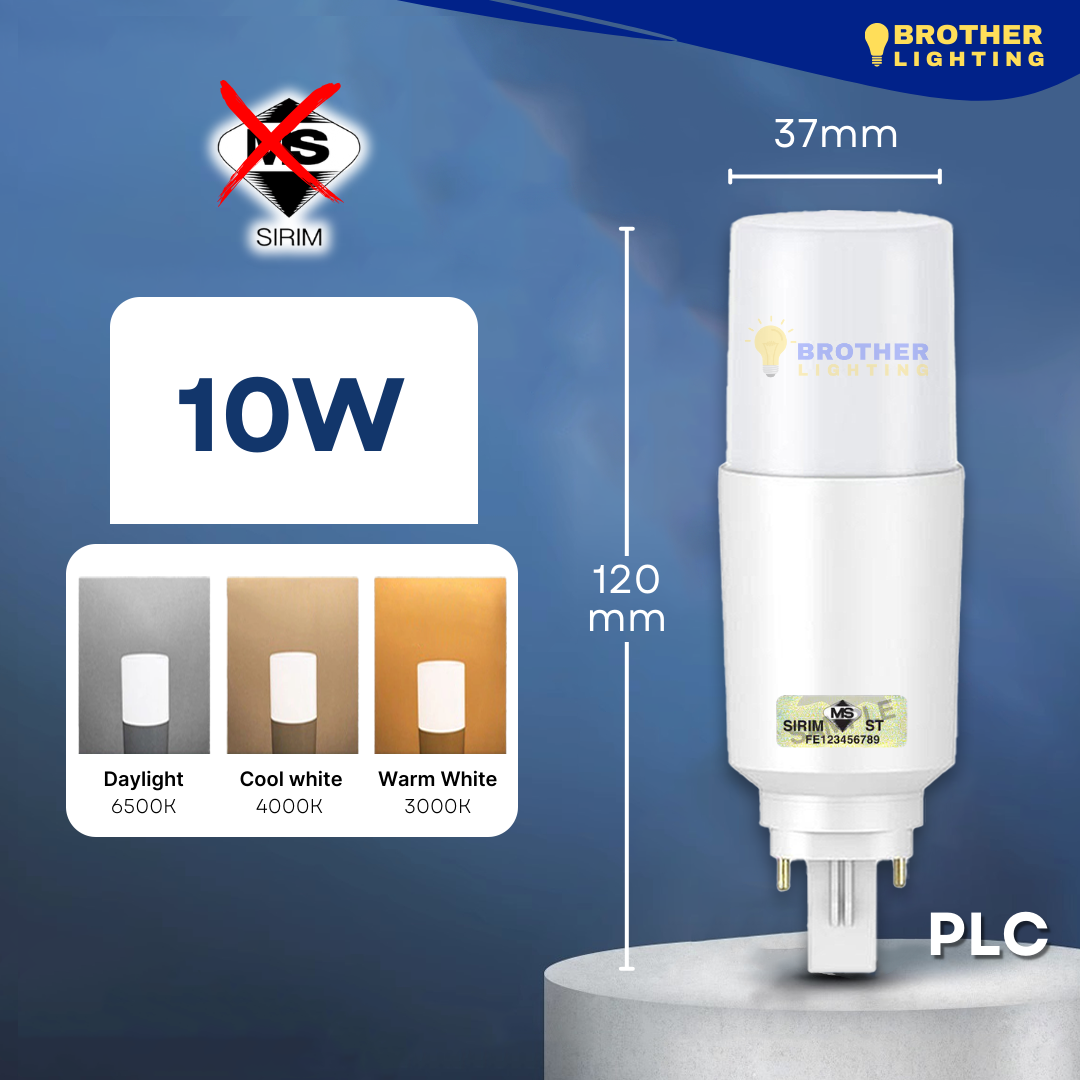 [SIRIM] LED Stick Bulb Mentol Light Bulb (5W / 10W / 15W) (E14 / E27 / PLC) (Daylight / Warm White) Brother Lighting
