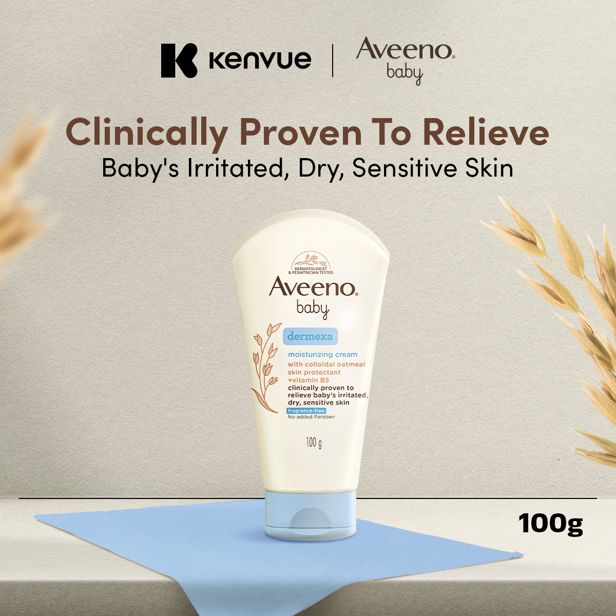 Aveeno Baby Dermexa Moisturizing Cream 100g
