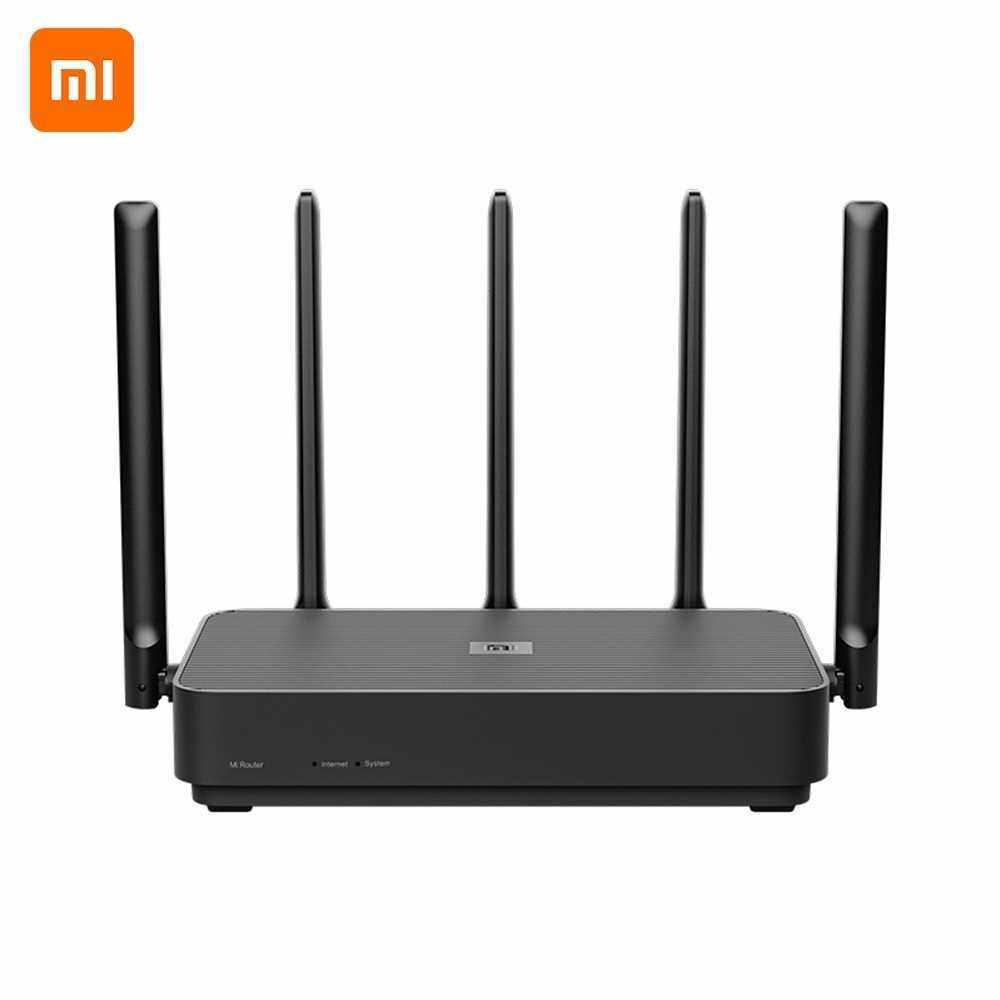 Xiaomi Mi Router4 Pro Gigabit 2.4GHz 5GHz WiFi 1317Mbps Qualcomm Chipset WiFi Repeater 128MB DDR3 High Gain 5 Antennas Network Extender APP Control (Us Plug)