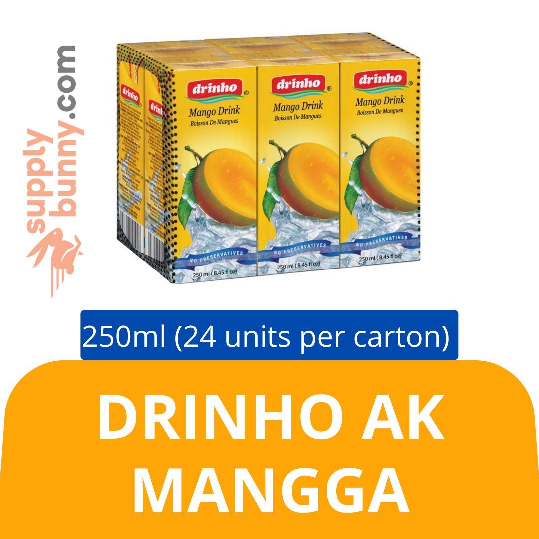 Drinho AK Mangga (250ml X 24 packs) (sold per carton) 顶好芒果饮料 PJ Grocer Minuman Mangga