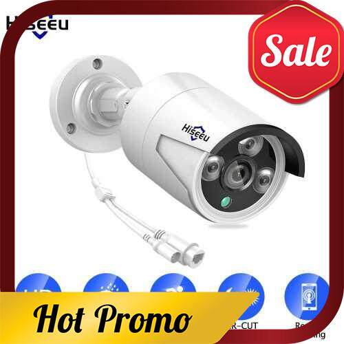 1080P POE IP Camera Outdoor Waterproof Home Security Camera Support Night Vision Motion Detection Remote Access (White)