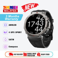 SKMEI DM56 Sports Smartwatch with GPS AMOLED Screen Waterproof 5ATM 500mAh Battery Compass Altitude & Air Pressure for Outdoor Activities