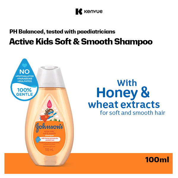Johnsons Active Kids Soft & Smooth Shampoo 100ml