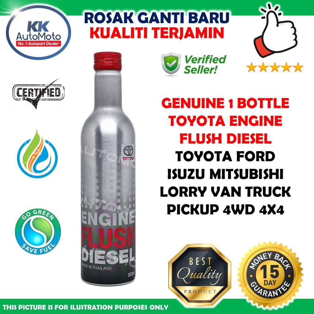 1 Tin Genuine Toyota Engine Flush Diesel Oil Enjin Pickup Van Truck