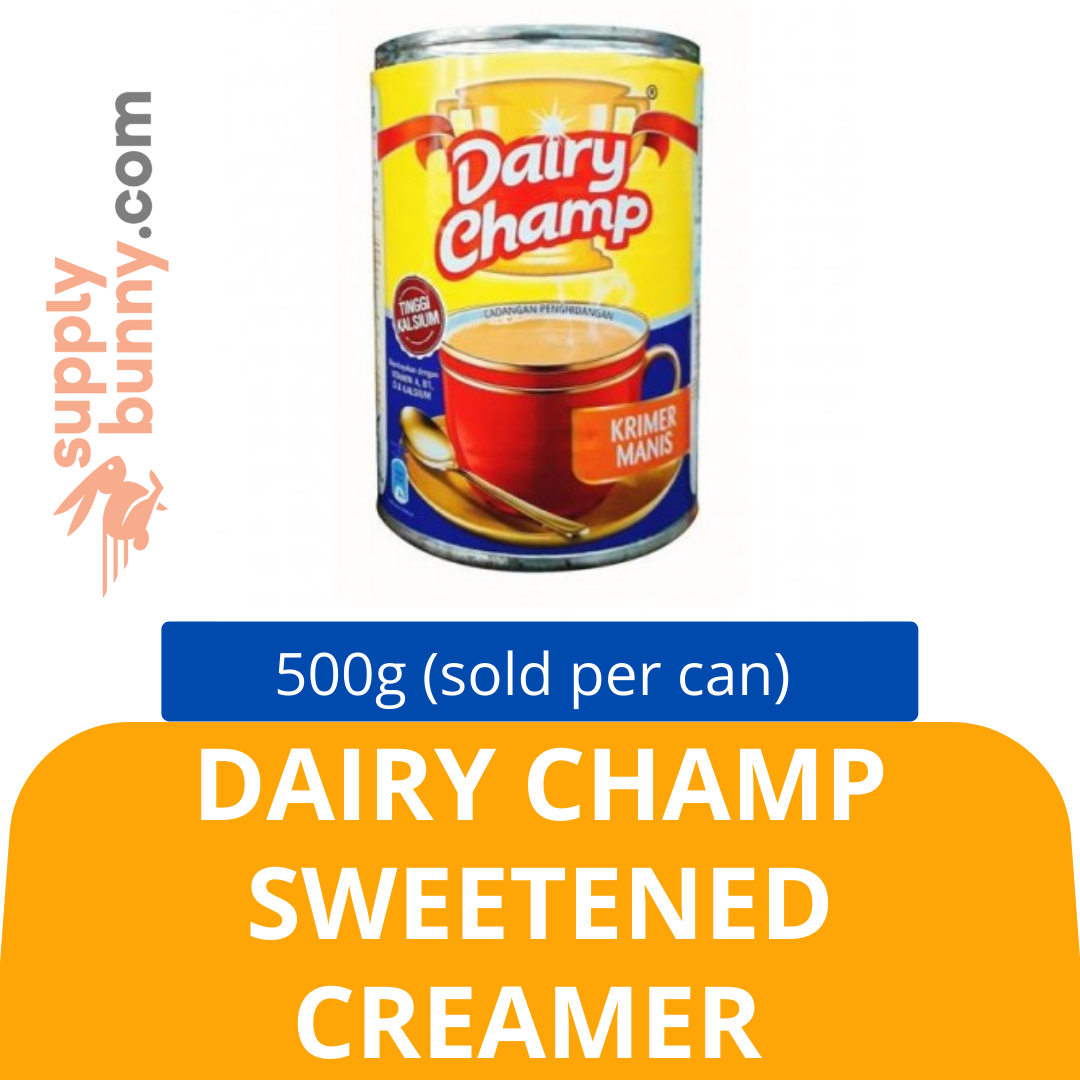 Dairy Champ Sweetened Creamer 500g (sold per can) 炼乳 PJ Grocer Dairy Champ Krimer Manis