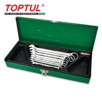 TOPTUL 8pcs Pro-Series Ratchet Combination Wrench Set GAAD0810