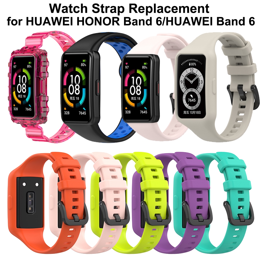 【Watch aesthetics】Brand New Strap ForBand 6WristbandWatch Band Replacement Watchband ForBand 6Accessories