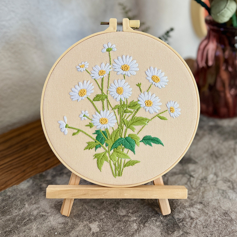 Embroidery Set/ Embroidery Kit Needlework for Beginner Cross Stitch DIY Starter Kit Set
