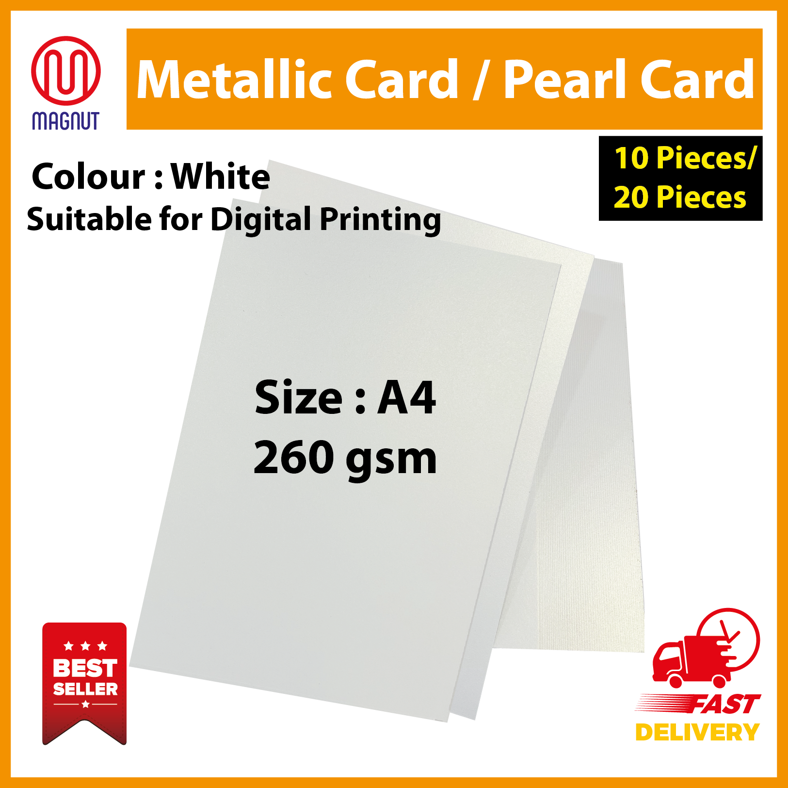 10pcs/20pcs A4 - Metallic Card/ Metallic Paper/ Pearl Card/ Pearl Paper/ Blank Card Special Card DIY card