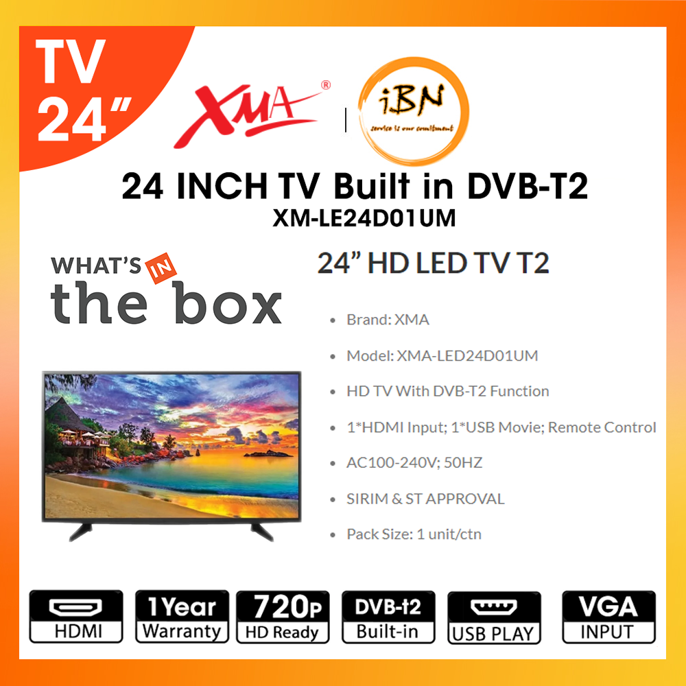 24 T2 HD LED TV