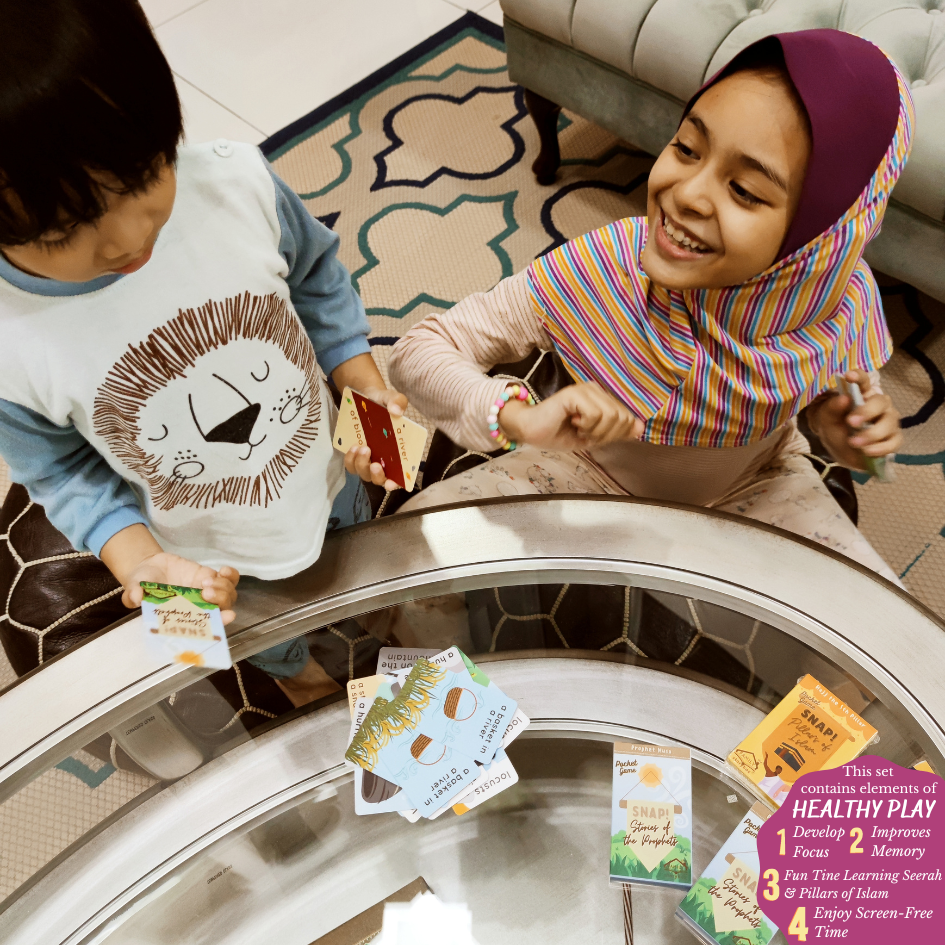 The Family Storybox | Islamic Children Card Game - SNAP! Card Game - Prophet Musa A.S | Mainan Pendidikan Buku Kanak-Kanak | Permainan Kad