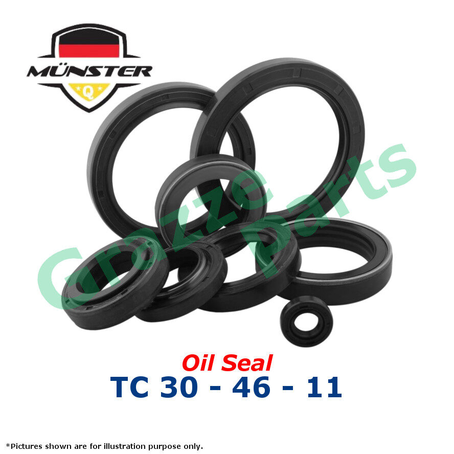 (1pc) Mnster (FKM) Oil Seal for Perodua Kembara Rusa 1.3 1.6 Daihatsu Hijet S89 1.3 HC HD (Long Shaf