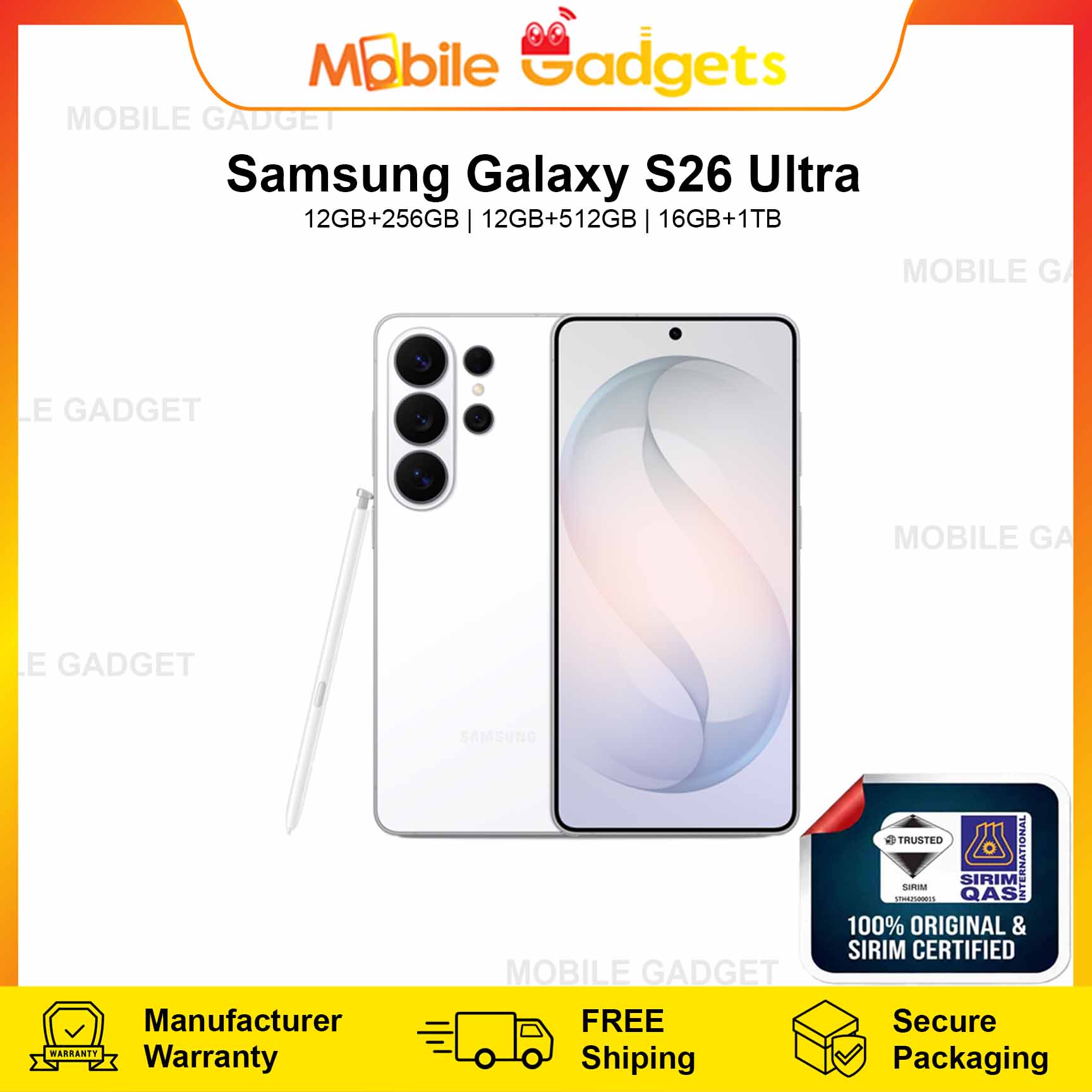 Samsung Galaxy S26 / Galaxy S26+ / Galaxy S26 Ultra 5G