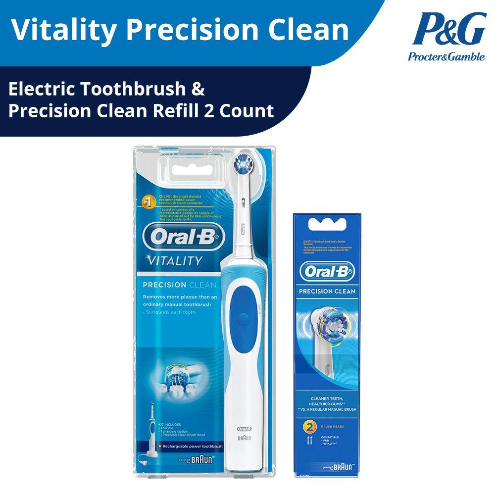 vitality precision clean electric toothbrush